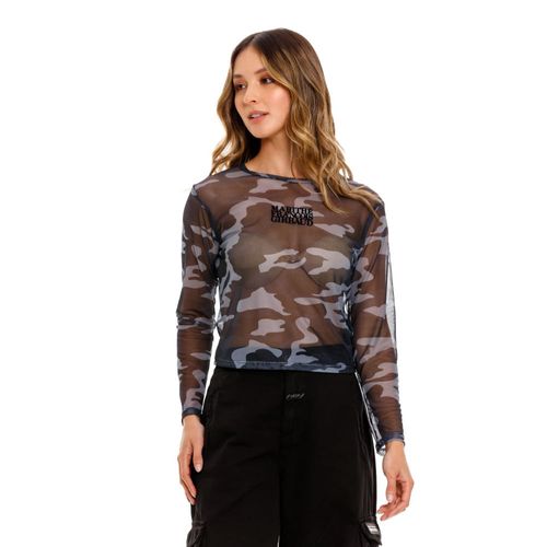 Camiseta Manga Larga Para Mujer  Girbaud