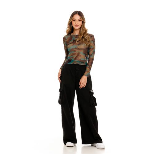 Camiseta Manga Larga Para Mujer  Girbaud