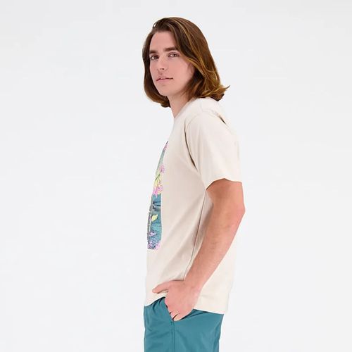 Camiseta Manga Corta Para Hombre At Graphic Cotton New Balance