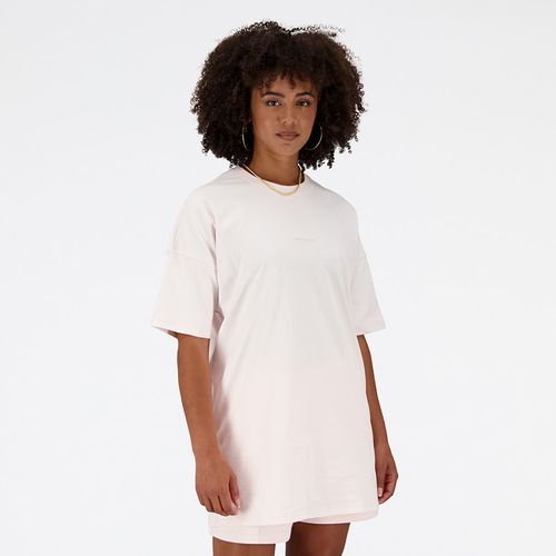 Camiseta Manga Corta Para Mujer Athletics Oversized Tee New Balance