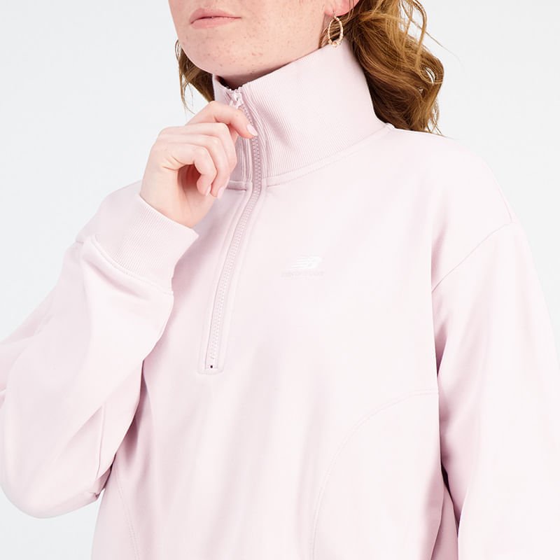 Chaqueta-Padded-Para-Mujer-Athletics-French-Terry-Zip-New-Balance