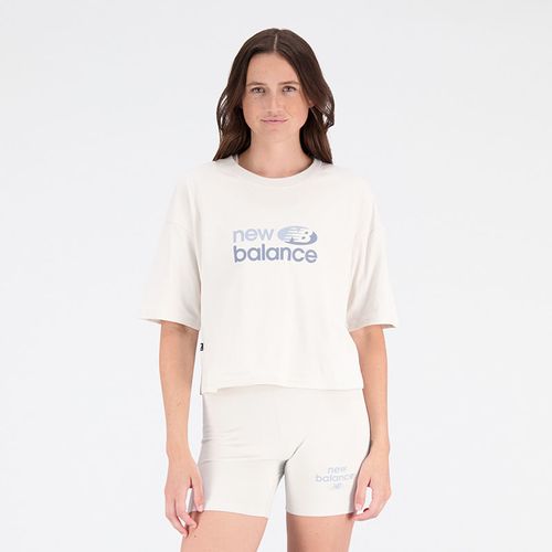 Camiseta Manga Corta Para Mujer Essentials Reimagined New Balance