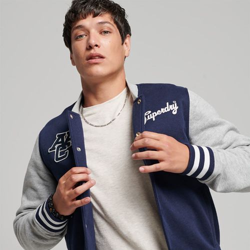 Buzo Abierto Para Hombre Vintage Collegiate Bomber Superdry