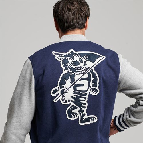 Buzo Abierto Para Hombre Vintage Collegiate Bomber Superdry