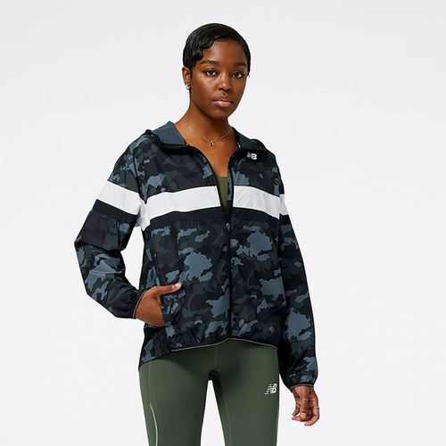 Chaqueta Rompe Vientos Para Mujer Printed Accelerate New Balance