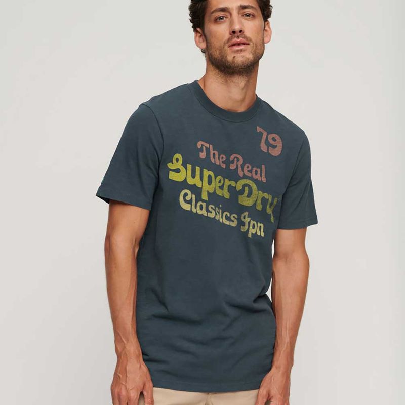 Camiseta-Para-Hombre-Trade-Script-Graphic-Superdry