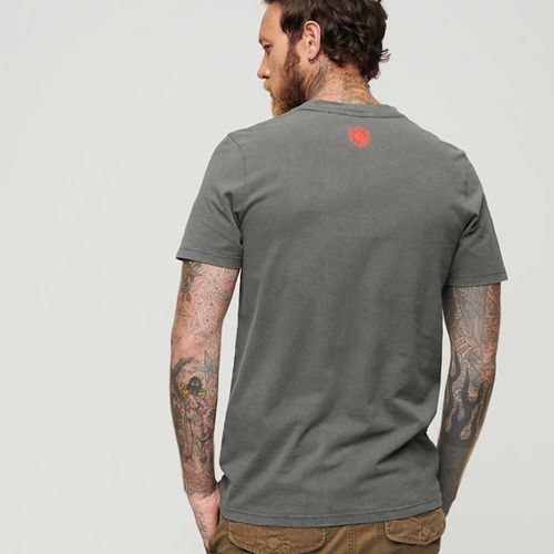 Camiseta Para Hombre Metallic Workwear Graphic Superdry