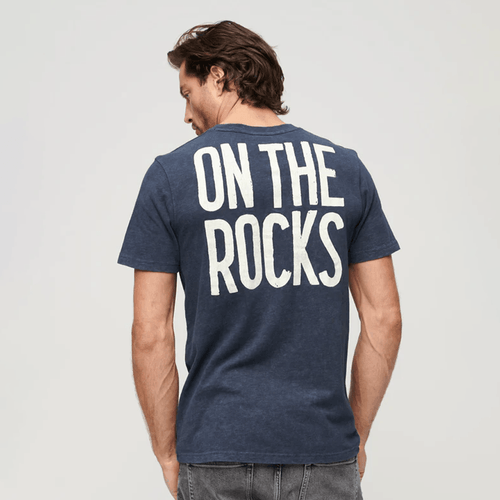 Camiseta Para Hombre 70'S Lo-Fi Graphic Band Tee Superdry