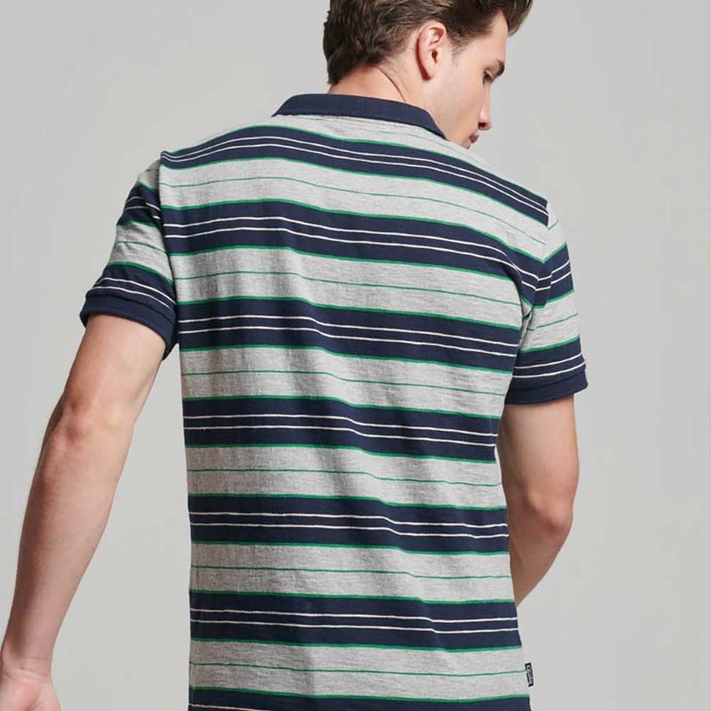 Polo-Para-Hombre-Jersey-Stripe-Superdry