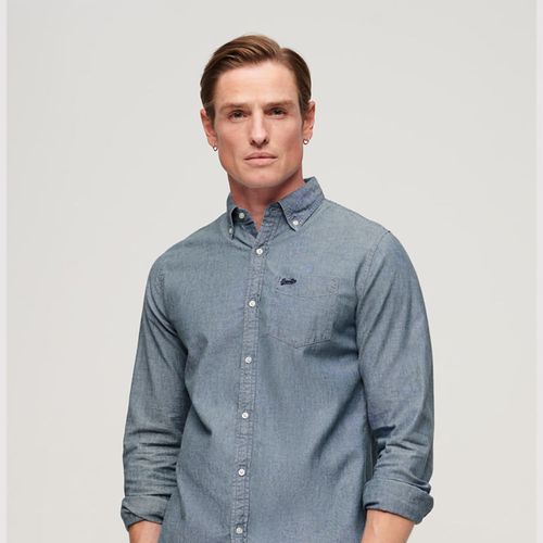 Camisa Manga Larga Para Hombre Cotton Oxford Superdry