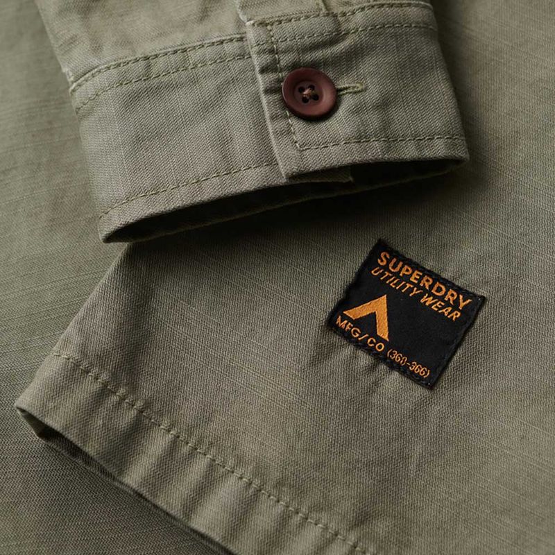 Camisa-Manga-Larga-Para-Hombre-Vintage-Military-Over-Superdry