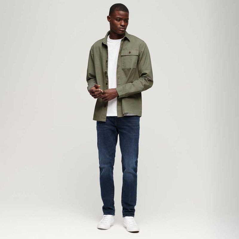 Camisa-Manga-Larga-Para-Hombre-Vintage-Military-Over-Superdry