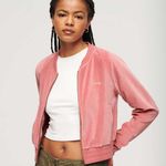 Buzo-Abierto-Para-Mujer-Velour-Baseball-Superdry