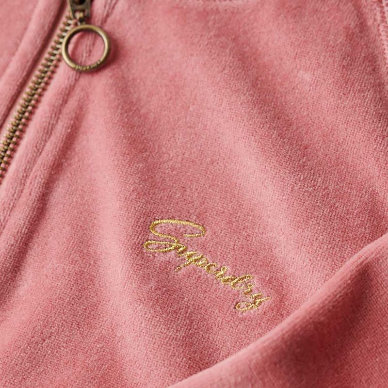 Buzo-Abierto-Para-Mujer-Velour-Baseball-Superdry