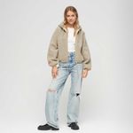 Chaqueta-Casual-Para-Mujer-Borg-Boxy-Superdry