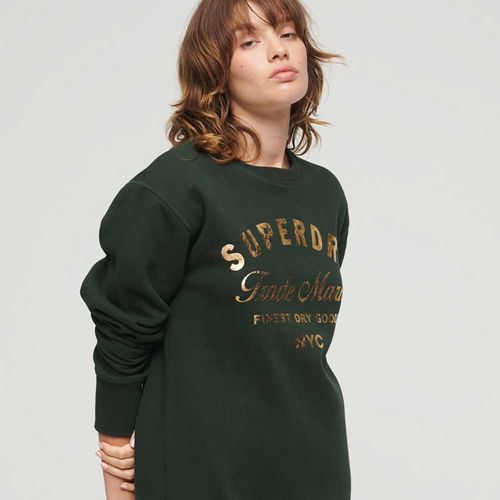 Vestido Medio Para Mujer Luxe Metallic Superdry