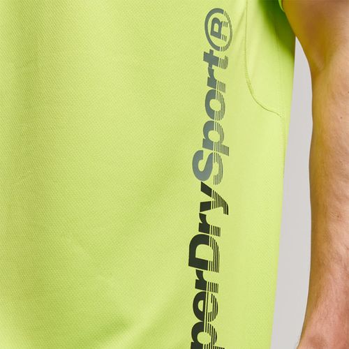 Camiseta Para Hombre Train Active Logo Superdry