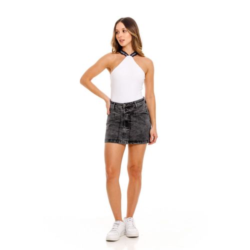Falda Corta Para Mujer Girbaud