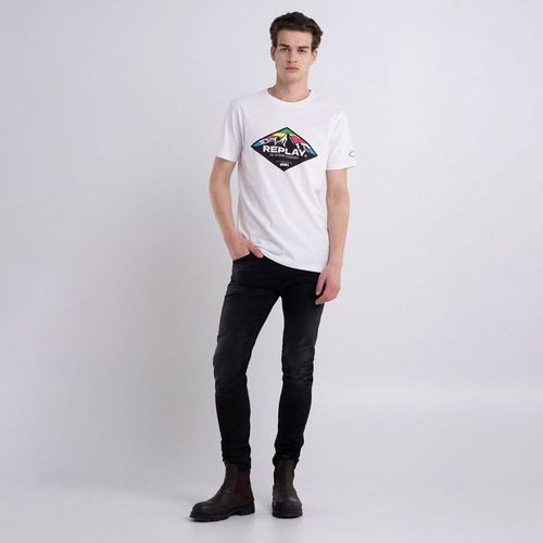 Camiseta Manga Corta Para Hombre Replay