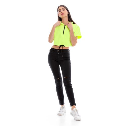 Buzo Hoodie Cerrado Para Mujer Pilatos