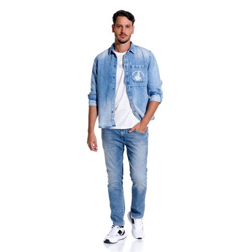 Camisa Manga Larga Para Hombre Atelier Girbaud
