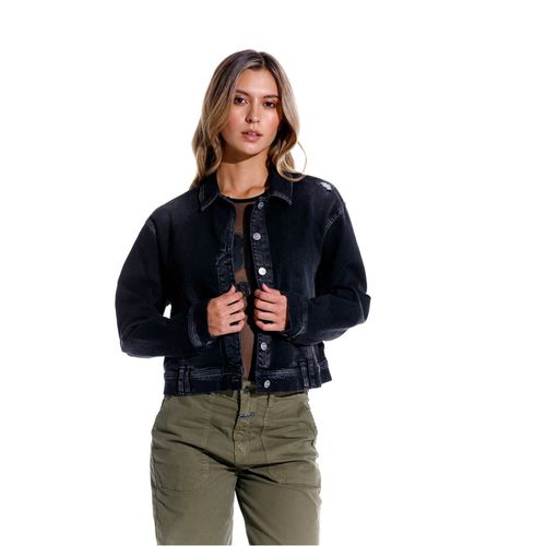 Chaqueta Denim Para Mujer Rockers Girbaud