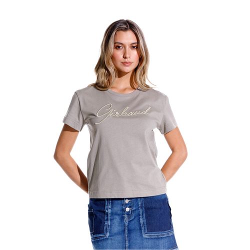 Camiseta Manga Corta Para Mujer Girbaud