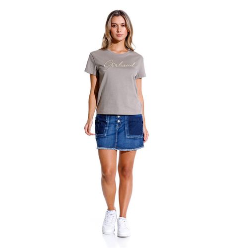 Camiseta Manga Corta Para Mujer Girbaud