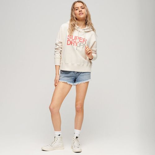 Buzo Cerrado Para Mujer Sportswear Boxy Hood Superdry