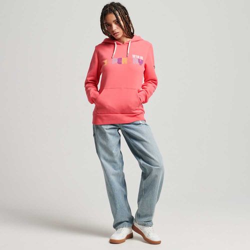 Buzo Cerrado Para Mujer Vintage Retro Rainbow Superdry