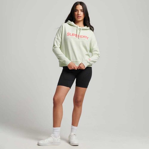Buzo Cerrado Para Mujer Sportswear Logo Boxy Superdry