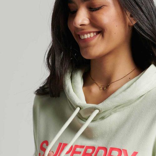 Buzo Cerrado Para Mujer Sportswear Logo Boxy Superdry