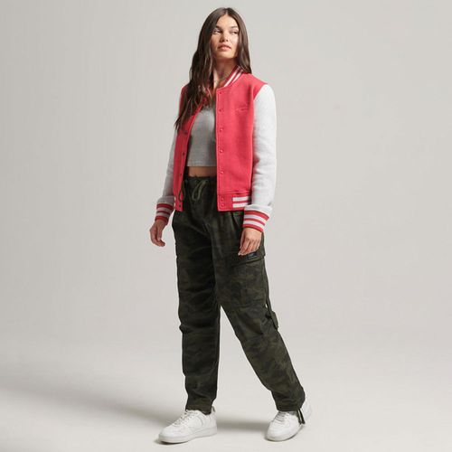Buzo Abierto Para Mujer Vle Jersey Bomber Superdry