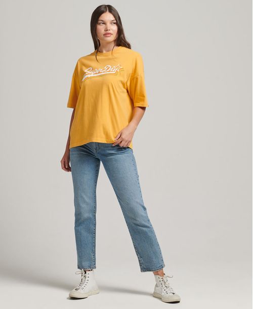 Camiseta Para Mujer Vintage Logo Rainbow Tee Superdry