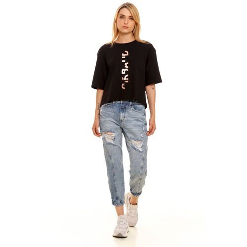 Camiseta Manga Corta Para Mujer Girbaud