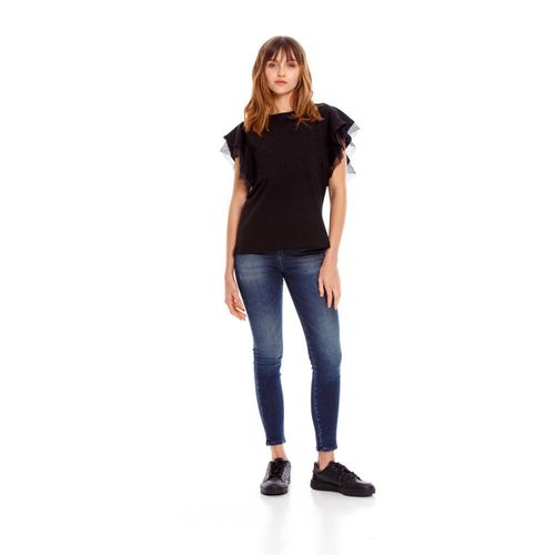 Camiseta Manga Corta Para Mujer Girbaud