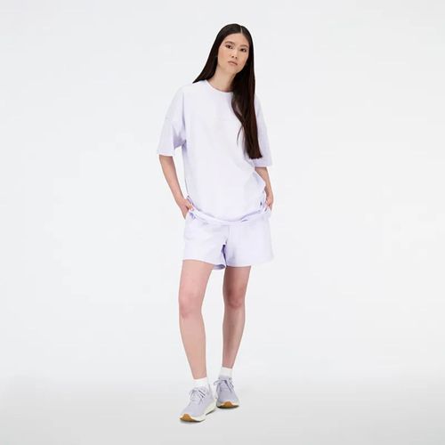 Camiseta Manga Corta Para Mujer Athletics Oversized Tee New Balance