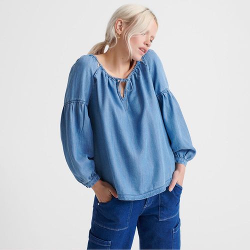 Camiseta Larga Para Mujer Arizona Peek A Boo Top Superdry