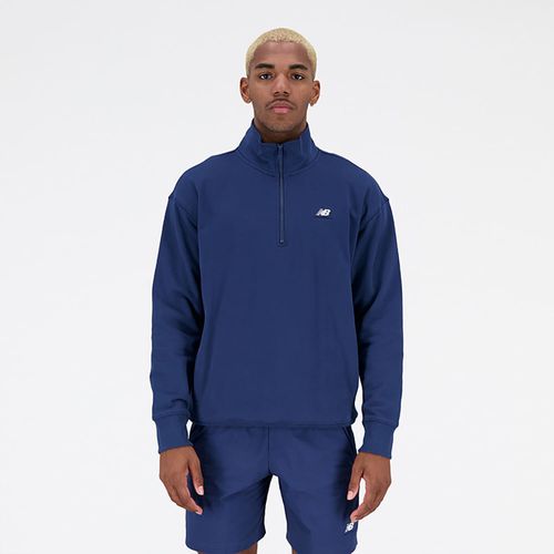 Camiseta Manga Corta Para Hombre Athletics Terry 1/4 Zip New Balance