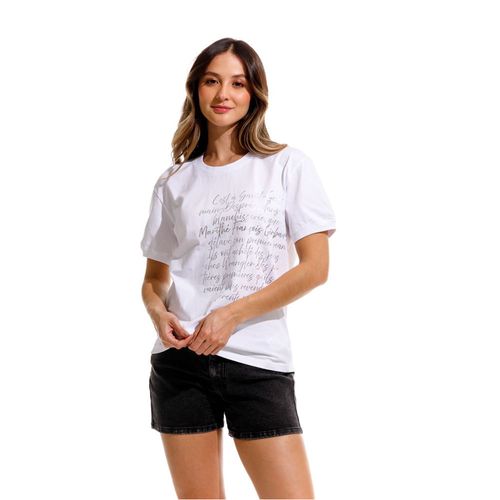 Camiseta Manga Corta Para Mujer Le Marithe Girbaud