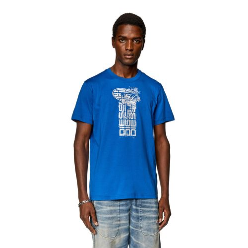 Camiseta Manga Corta Para Hombre T-Diegor-K68 Camiseta Diesel