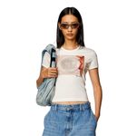 Camiseta-Manga-Corta-Para-Mujer-T-Uncutie-Long-N7-Diesel