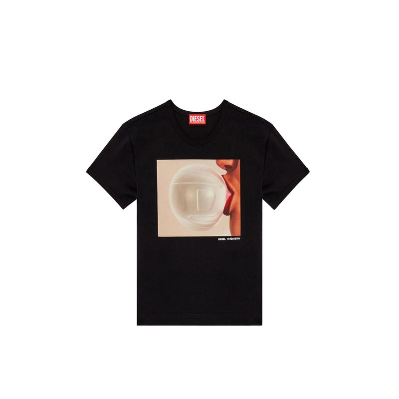 Camiseta-Manga-Corta-Para-Mujer-T-Uncutie-Long-N7-Diesel