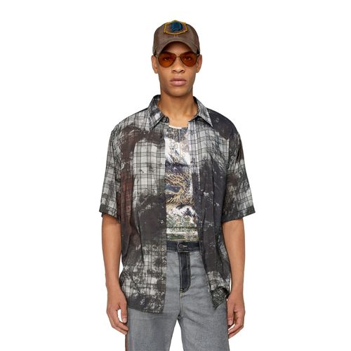 Camisa manga Larga Para Hombre S-Umbe-Ssl-Globe Diesel