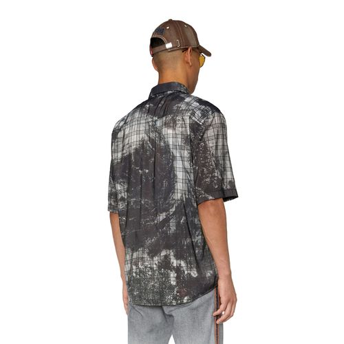 Camisa manga Larga Para Hombre S-Umbe-Ssl-Globe Diesel