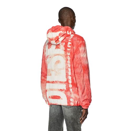 Chaqueta Rompe Vientos Para Hombre J-Warrett-Logo-Logo Diesel