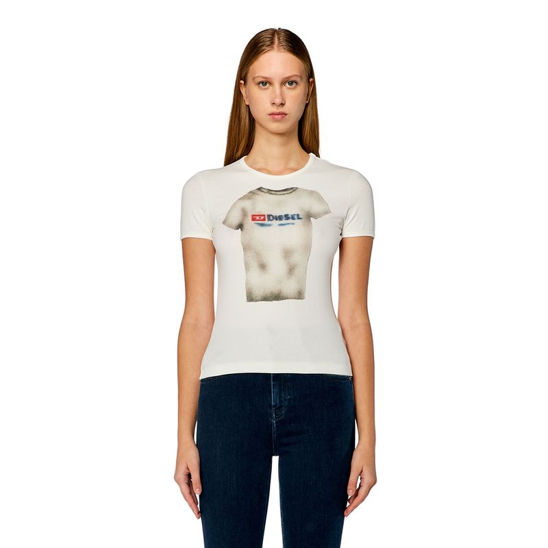 Camiseta-Manga-Corta-Para-Mujer-T-Uncutie-Long-N18-Diesel