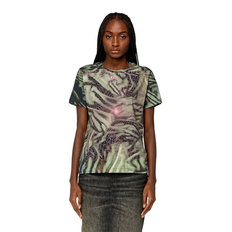 Camiseta-Manga-Corta-Para-Mujer-T-Regs-N6-Diesel