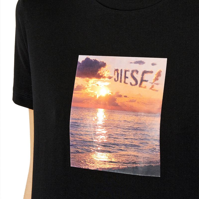 Camiseta-Manga-Corta-Para-Mujer-T-Reg-G10-Diesel