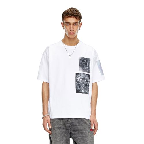 Camiseta Manga Corta Para Hombre T-Boxt-Slits-Q10 Diesel